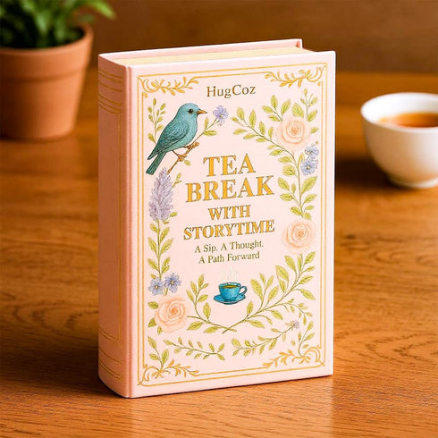 HugCoz Book Tea Gift Set | 60 Assorted Tea Bags | Christmas