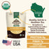 5 lb Organic Yellow Cornmeal Fine Grind - Non-GMO, Gluten-Free, Sugar-Free, Farmed From Regenerative Soil, Vegan, Grown