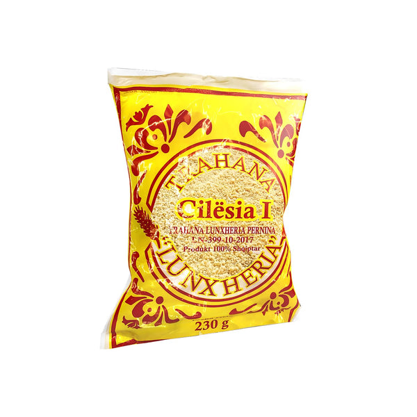 Vesa Natural Trahana Lunxheria, Sour, Handmade with real yogurt, Non-GMO, No Preservatives, Albanian-Style (230g)