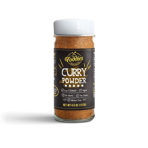 Foddies Low FODMAP Curry Powder Mild Indian Spice Blend, No Onion No