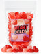 Valentines Day Candy Jelly Hearts 11 oz Bag of Cherry, Strawberry &