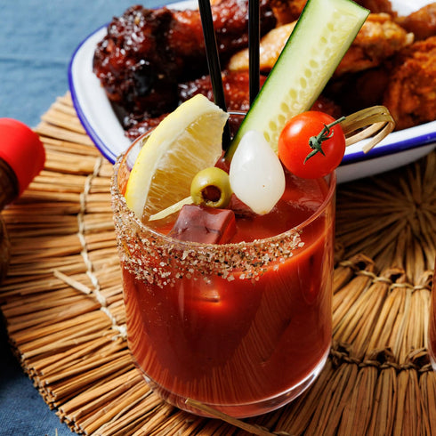 Rimmer 4 oz Demitri's RimShot Bloody Mary Rim Salt, Made With Hawaiian Sea & Smoked Spices, for Cocktails, Perfect