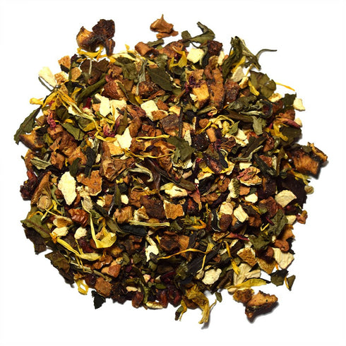 Organic Positively Tea Company White Mimosa White Tea, Loose Leaf, 4 Ounce