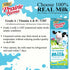 Prairie Farms Dairy 1% 8oz. (27 Pack) Prairie Farms Lactose Free Milk, Shelf Stable Low Fat Milk Boxes Vitamin D