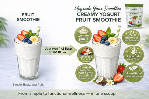 8 14 4 4oz 16 Pumjil Vanilla Yogurt Smoothie Mix, Sugar-Free Sweetened with Monk Fruit, Billion Probiotic Live
