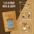 1 3.95 oz Two Leaves and a Bud Nice Chai Latte Mix, Powdered Chai Latte Tea Mix, Vegan, Dairy Free, Low Sugar, Iced