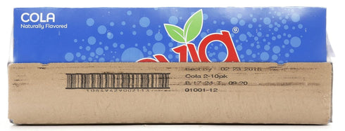 10 Count, 120 Oz (Pack 2) Zevia Zero Calorie Soda, Cola, Non-GMO, Fl