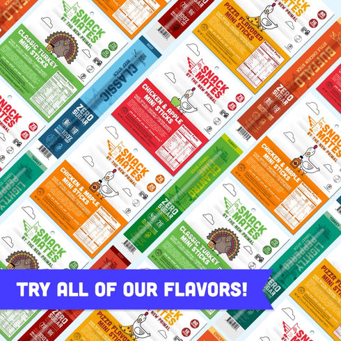 5g 35 15 Pack The New Primal Snack Mates Chicken & Maple Sticks, Gluten Free Healthy Snacks for Kids, Low Sugar High
