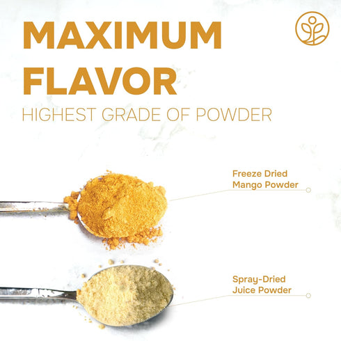 5 Jungle Powders Freeze Dried Mango Powder Ounce Bag Dehydrated Mango Extract For Baking No Sugar Added Dry Mango