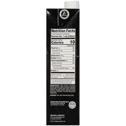 32 oz (Pack 6) Imagine Seafood Stock, fl