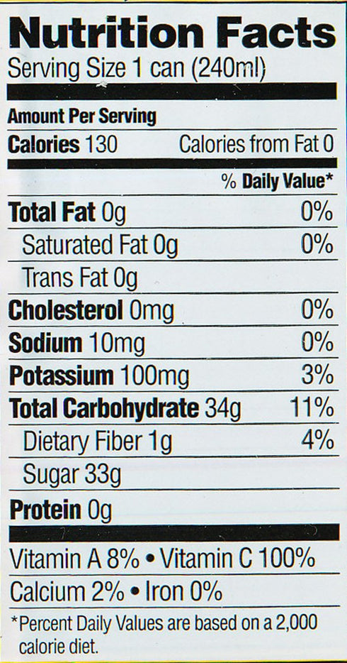 8.1 (Pack 24) Del Monte Mango Juice Drink, Ounce