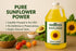 Healthy Harvest Non-GMO Sunflower Oil - Healthy Cooking Oil for Cooking, Baking, Frying & More - Naturally Processed