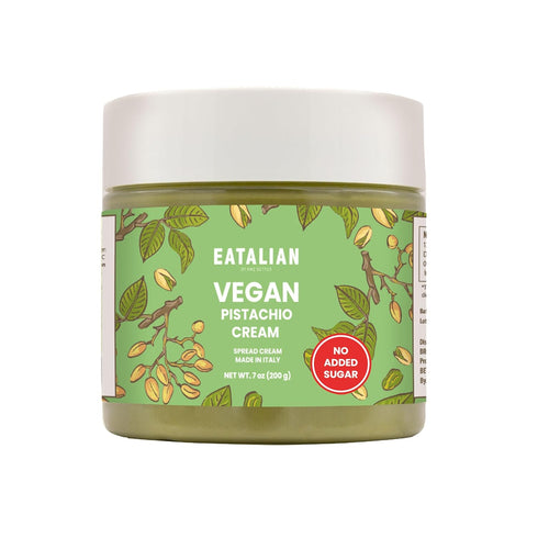EATALIAN by AMZ BETTER Vegan Pistachio Cream Sugar Free, 7 oz/ 200g,