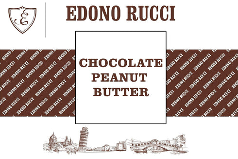 2lb Edono Rucci Chocolate Peanut Butter Cappuccino Mix Rich, Creamy & Nutty, Bag