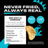 5.0 oz. 130 Popchips Potato Chips, Sea Salt & Vinegar, Share Bags, Low-Calorie, Gluten Free, Salty Snacks for Adults