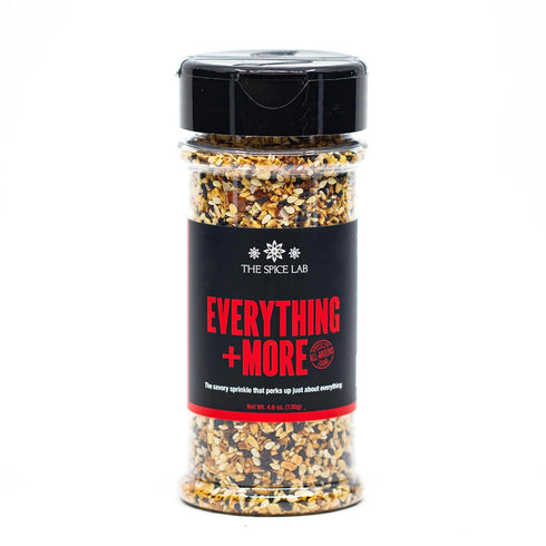 The Spice Lab Everything Bagel Seasoning Blend, 4.6 oz Shaker Jar - Gourmet Spice for Bagels