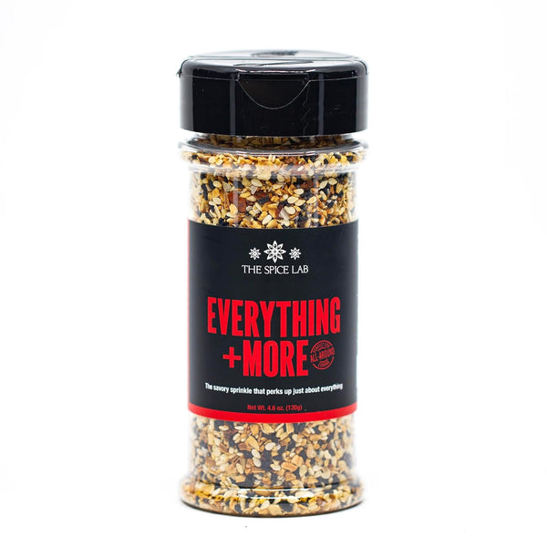 The Spice Lab Everything Bagel Seasoning Blend, 4.6 oz Shaker Jar - Gourmet Spice for Bagels