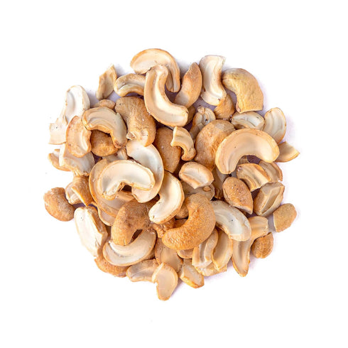 2 Food to Live Organic Dry Roasted Cashew Halves and Pieces with Himalayan Salt, Pounds Non-GMO, Oven Roasted, Lightly