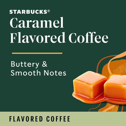 Coffee100% Arabica1 (40 Starbucks K-Cup Coffee PodsCaramel Flavored box pods)