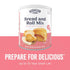 48 10 6 72 Augason Farms Bread and Roll Mix Can Emergency Food Supply, Servings, Year Shelf Life - Makes Loaves