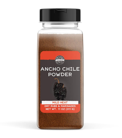 Birch & Meadow 11 oz Ancho Chile Powder, Spicy & Flavorful for Dry Rubs and Marinades