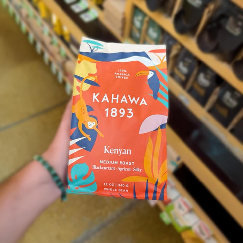 1893 24 Oz Kahawa Whole Bean Coffee Medium Roast Kenyan Blend - As Seen on Shark Tank, High Antioxidants, Naturally