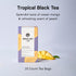OSULLOC Peach Black Tea (Tropical Mango & Peach Flavor), Premium Fruit Tea Blend, 20 Count Teabags
