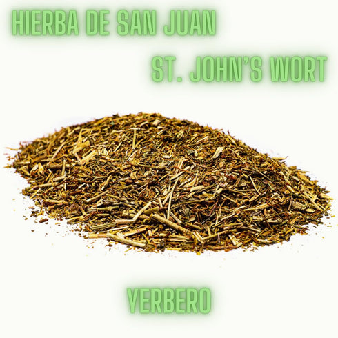 Yerbero St John's Wort Herbal Loose Tea, 2oz (56g) Cut & Sifted, Premium Quality All Natural Tea, non-GMO