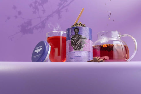 102 JUSTEA Purple Tea Trio, Jasmine , GR