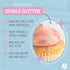 4 Sweets Indeed, Edible Glitter, Perfect for Drinks, Cocktails, Beverages & Cake Decorating, Dessert Cake Topper, Gift