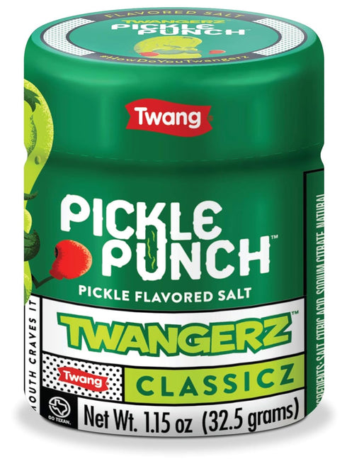 Twangerz Variety Seasoning Salt Snack Topping, 1.15 Ounce Shaker (Set of 5)
