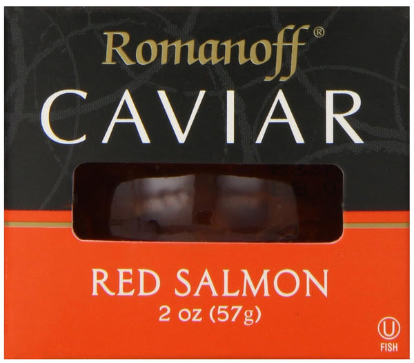 Romanoff Salmon Caviar, Red, 2 Ounce