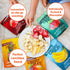 0.85 Oz (Pack 12), 100% Crispy Green Freeze-Dried Banana Fruit Snacks, of Pure Fruit, All-Natural, No Added Sugar
