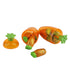 38 (1 Fruidles Easter Chocolate Carrots Bunny Rabbit Treats Milk Chocolate, Individually Wrapped in Orange Foils