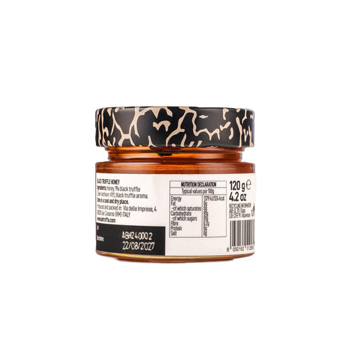 4,2 OZ 120g 100% Be Truffle - Black Truffle Honey - - Made in Italy - Gluten-Free, Cholesterol-Free