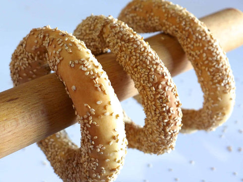 Generic Authentic Greek Sesame Bread Rings - KOULOURI THESSALONIKIS