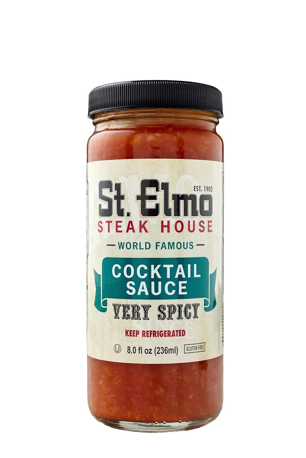 St. Elmo Cocktail Sauce, Extra Spicy Seafood Sauce and Cocktail Sauce for