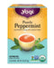 YOGI TEA Yogi Purely Peppermint Tea 16BAGS NET WT 0.85OZ (24G)