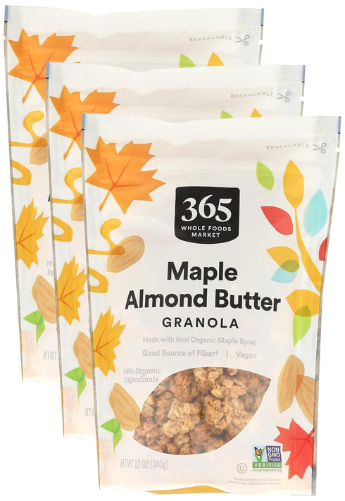 365 by Whole Foods Market, Granola Maple And Almond Butter Bag, 12