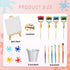 Taiyin 34 Pcs Art Cake Decorations, Cupcake Toppers, Artist Themed Cake Decor for Kids Birthday Party Supplies