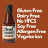 Country 20 Pack 6 Head Bar-B-Q Sauce, Hickory Smoke Soy Free, Gluten Free BBQ Sauce With No Preservatives Smoky & Sweet