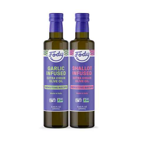 Fody Foods Garlic & Shallot Infused Extra Virgin Olive Oil, 8.45 Oz