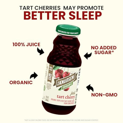 8 oz (12 Pack) R.W. Knudsen Organic Tart Cherry Juice, fl