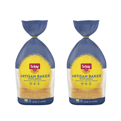 Schar - Artisan Baker White Bread - Certified Gluten Free - No
