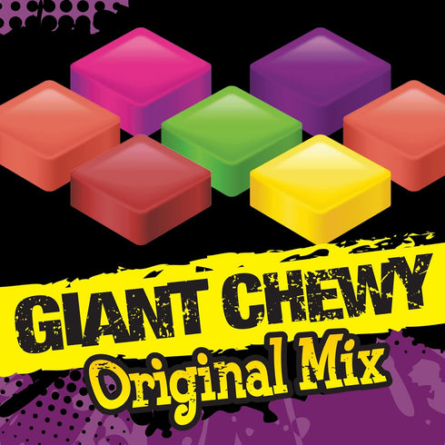 Now and Later 38 Giant Chewy Original Mix Candy, Mixed Fruit Chew Candy, Ounce Tub