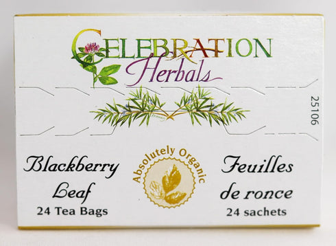 CELEBRATION HERBALS Blackberry Leaf Organic Tea, 24 Bags, 29g/1.02 oz
