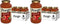 Prego Sweet Sausage and Roasted Peppers Pasta Sauce, 23.5 OZ Jar (Case