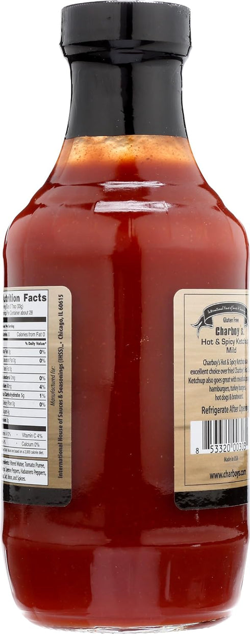 CharBoy's Mild Hot & Spicy Ketchup - Perfect for Every Meal