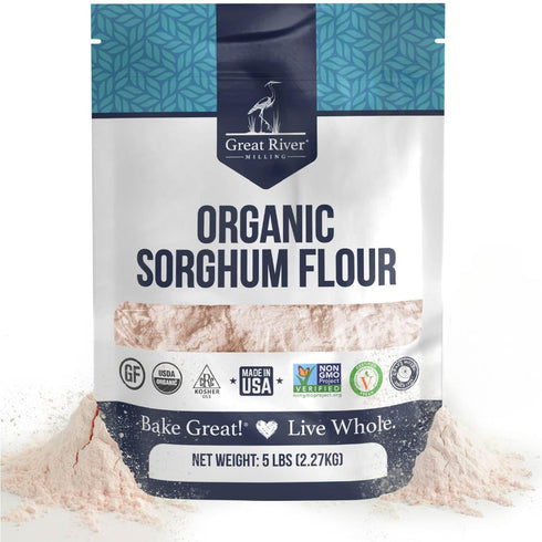 Great River Milling Organic Sorghum Flour | Gluten Free Whole Grain Flour