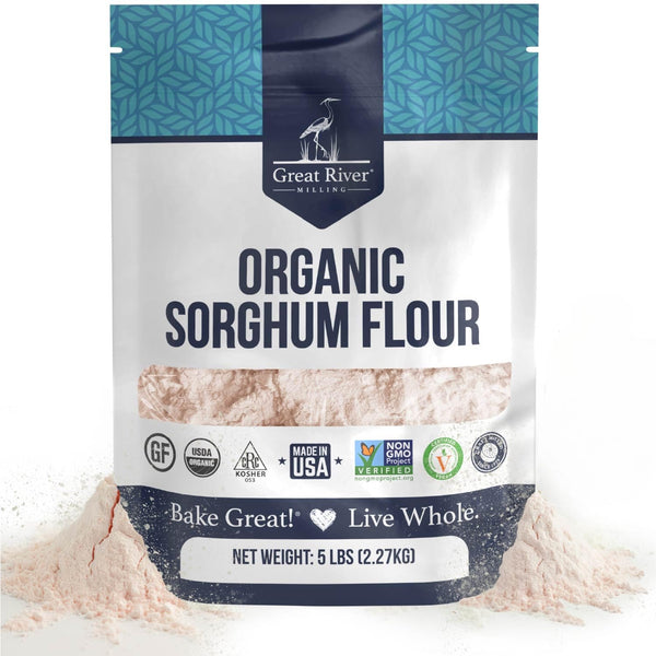 Great River Milling Organic Sorghum Flour | Gluten Free Whole Grain Flour